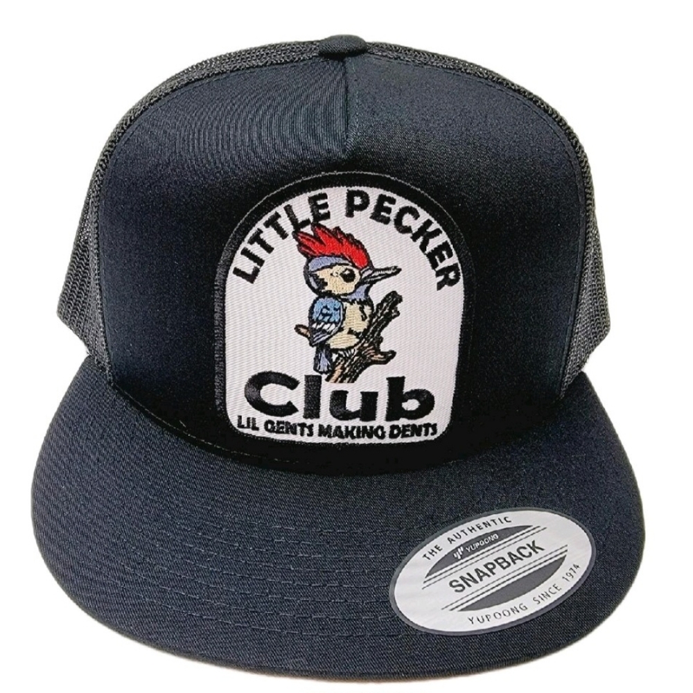 Little Pecker Club Lil Gents Making Dents ® Mesh Adjustable Flat Bill Trucker…